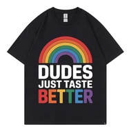 Funny Dudes Just Taste Better - Unisex Oversized Short Sleeve T-shirt | High-Quality Cotton