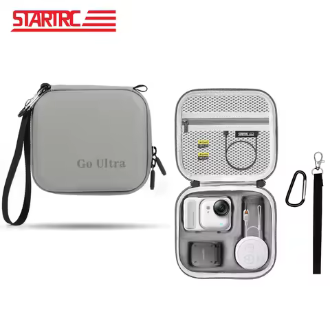 Camera Mini Storage Case For Insta360 GO Ultra Travel Carrying Case PU Portable Handbag Bag For Inst