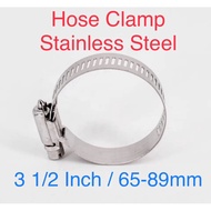 Hose Clamps 3 1/2 inch 65-89mm 3.5 Hose Clamp 2 Stainless Steel Faucet Clips Screw Clamp Fitting | 2.043.0010 | W21289