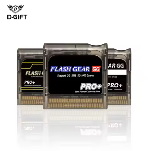 2025 New 1000 in 1 Flash Gear GG Pro+ Memory Card for Game Gear GG Console with 4G TF Card