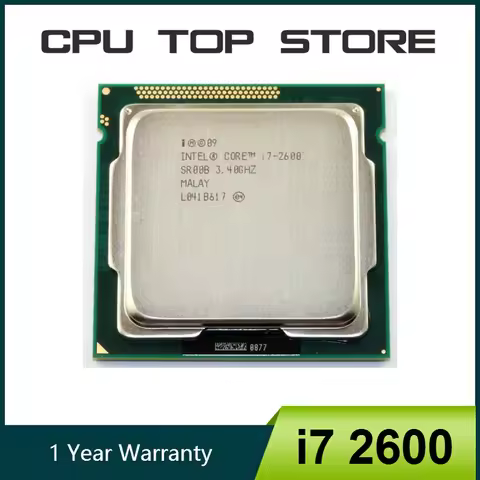 intel Core i7 2600 Quad-Core 3.4GHz LGA 1155 CPU Processor