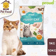 Proud Cat Food Super Premium (Fussy Cat/ Skin & Fur)(1kg/ 10kg)