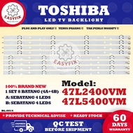 47L2400VM / 47L5400VM TOSHIBA 47 INCH LED TV BACKLIGHT ( LAMPU TV ) 47L2400 47L5400
