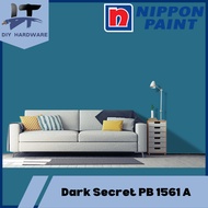 1L / 5L Nippon Paint Dark Secret PB 1561 A For Interior Wall Paint（Satin Glo / Easywash / Super Mate