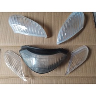 Headlight glass set + front and rear turn signal cover for suzuki fx 125