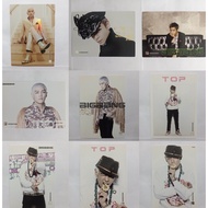 OFFICIAL BIGBANG STAR COLLECTION CARD PHOTOCARD TOP T.O.P
