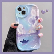 IPhone Case For 17 16 15 11 13 12 14 Air Pro Max XR 7 8 Plus Cloud Color Cream TPU CE2133A