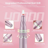 Electric Nail Drill Machine, 40000RPM Professional E File Nail Drill Kit for Gel Acrylic Nails,High 