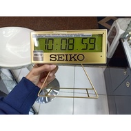 Table Clock / Beker LIMITED EDITION Gold Seiko QHL084G QHL084