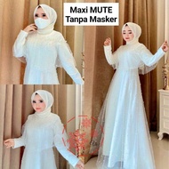 COD TK MAXI MUTE TILE MUTIARA GAMIS WANITA ADA UKURAN M L XL  /MAXI DRESS ORIGINAL