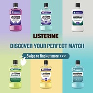 Listerine Mouthwash Twin Pack 2 x 750ml TOTAL CARE ORIGINAL COOL MINT GREEN TEA HEALTHY WHITE 涑口水 Fr