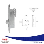 VSP-600VS-41055 Single/ Double Hook Lock