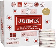 Joonya Baby Diapers, Size 1 XS (4-9 lb) - 6 Bags of 32 (192) - **New Range** - NonToxic, Eco-Friendl