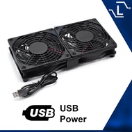 [Luminense] USB Router cooling fan single fan double fan USB fan PC Fan