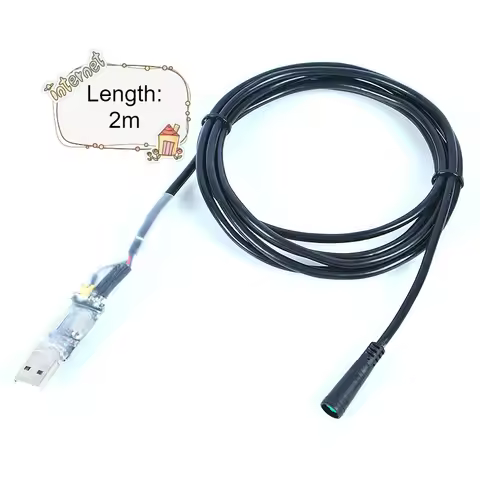 Bafang USB Programming Length 2M Cable for 8fun / BBS01B BBS02B BBSHD Mid Drive / Center Electric Bi