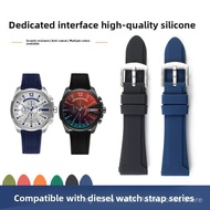 Replacement Silicone Rubber Strap for Diesel Watches DZ4318 DZ7395 DZ4496 DZ4323, 22mm 24mm 26mm