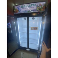 New 2025 - SAKATO Chiller 2 Doors 800L Heater Glass Door SC-D2-1050TCH