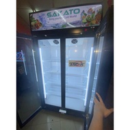 New 2024 - SAKATO Chiller 2 Doors 800L Heater Glass Door SC-D2-1050TCH