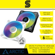 ARCTIC P14 PWM PST A-RGB 0dB Semi-Passive 140 mm Fan with Digital A-RGB - ACFAN00239A/ACFAN00276A
