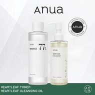 Anua Heartleaf 77% Soothing Toner 250ml+Anua Heartleaf Pore Control Cleansing Oil 200ml