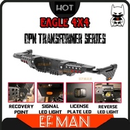 THAILAND 4X4 EAGLE REAR SPORT BULL BAR WITH NUMBER PLATE LED LAMP BESI BUMPER NP300 PRO 4X REVO ROCC