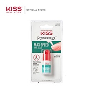 KISS Powerflex Max Speed Fake Nail Glue (3g) Flex Formula for Ultra Hold Easy Squeeze Bottle