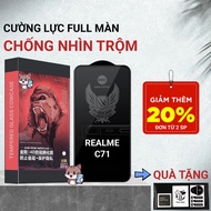 Realme C71 Meocase tempered full screen anti-peeping | Screen protector for Realme