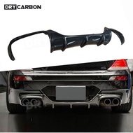 On sale Carbon Fiber Rear Diffuser Bumper Lip Spoiler Protector for BMW E63 E64 M6 2006-2010 Splitte