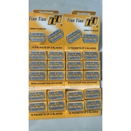 5 boxes of 5 tian razor blades