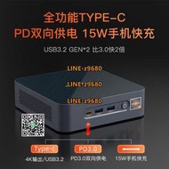 【可開發票】R7-5800H迷你主機amd八核銳龍家用游戲辦公便攜小miniPC臺式電腦