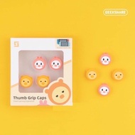 Bộ 4 núm bọc analog hình Thỏ & Vịt thương hiệu cao cấp Geekshare cho Joy-Con - Nintendo Switch V1-V2