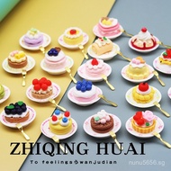 Independent blind bag mini realistic food toy set, cream cake pretend play toy, children's gift KBXZ