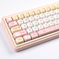 คีย์แคปหมูกระต่าย MOA ความสูง PBT หมุดแม่เหล็ก ความร้อนการย้ายสี ใช้กับผีเสื้อผู้เดินหน้า X87 F99 VG