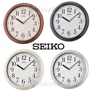 SEIKO Quartz Metalic Analogue Wall Clock QXA787 QXA787B QXA787K QXA787S QXA787WJam Dinding QXA 787