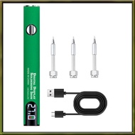 510 Thread Mini Soldering Iron Kit 3 Gear Adjustable Voltage 650mAh USB Rechargeable Battery Smart P