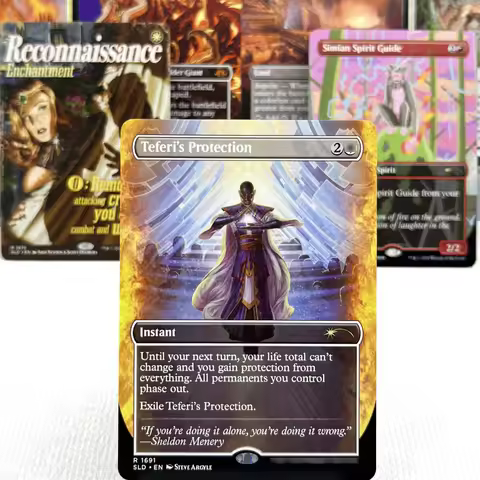 C21 TSR SLD HOLO10-02 TCG magical Cards for Home Play the Proxy Veyran Voice of Duality the Damnatio