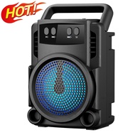 Portable USB Bluetooth Radio KTV Speaker Super Bass Audio Home Party Karaoke Wireless Player With FM