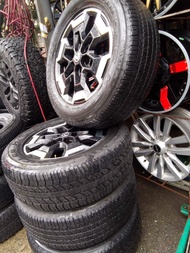 255/60/18 Bridgestone dueler ht
Dot 2021-2022- Surplus ( Per pc tires only   ) Mags not included
