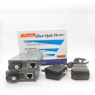 พร้อมส่ง Netlink Media Converter 10/100/1000 MBPS HTB-3100 (A+B)-20KM / Single-mode Single-fiber WDM