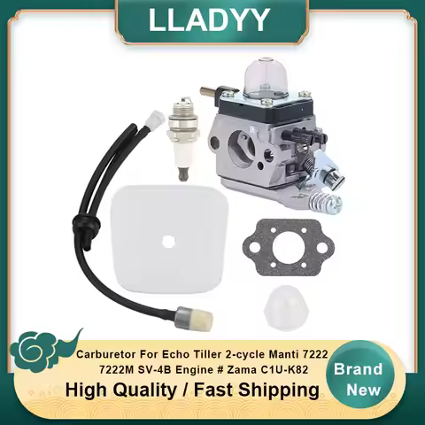 Carburetor For Echo Tiller 2-cycle Manti 7222 7222M SV-4B Engine # Zama C1U-K82