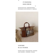 CIREKJIE CIREKJIE Chapter Tote Bag Female 2026 Fashion British Style Pattern Handbag Shoulder Messen