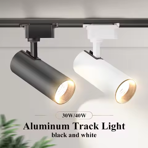 Led Track Light Set Spotlight Track Lamp 220v Shop Lighting Rail 30W Spot Lights For Clothing Store 
