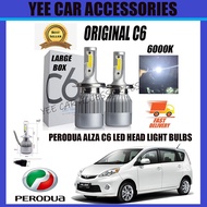 Perodua Alza C6 H7 Car Led Headlight Bulbs H7 Low Beam High Beam Bulbs(2pcs)