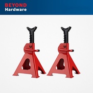 3T 2pcs Thickened Car Jack Stand Repair Tool Adjustable Heavy Height Duty Floor Metal Jacks Jek Kereta