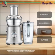 Breville BJE830 Brushed Stainless Steel Juice Fountain Cold XL Juicer 1200W