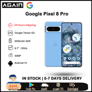 Original Google Pixel 8 Pro 5G Google Tensor G3 12GB RAM 6.7" NFC Octa Core Android 14 IP68 dust/water resistant 50MP Cameras