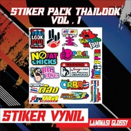 THAILOOK MOTOR RACING STICKER PACK VOLUMES 1, 2, 3 & 4