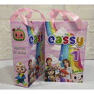 Personalized Cocomelon Party Needs and Give Aways