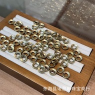 Pure Copper Stone Leaf Running Ring Spacer Gasket Accessories Accessories Bracelet Spacer Running Ri