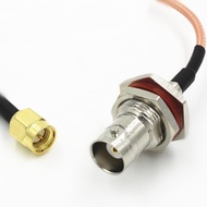 6in 6" BNC Female Jack to SMA Male Plug Pigtail Jumper RG316 RF Cable 15cm
